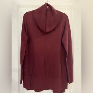 Women's Deep Burgundy Cowlneck Sweater